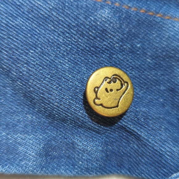 Vtg Disney Winnie The Pooh Denim Trucker Jean Jacket Honeypots Embroidery Sz L - Picture 7 of 11
